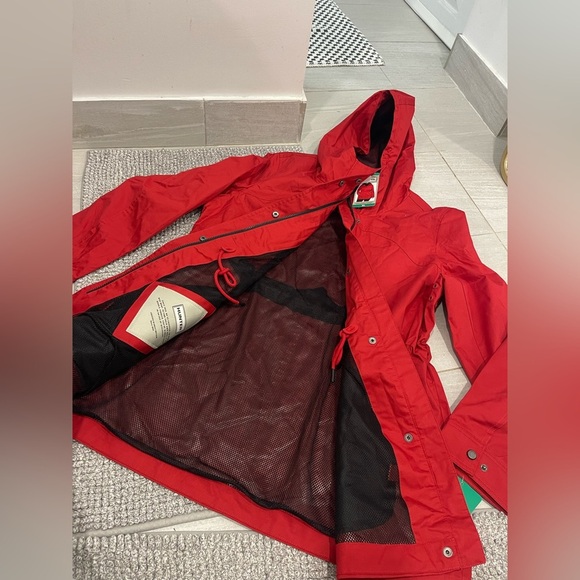 NWT Hunter hooded zipper closure rain coat size XL - Picture 7 of 8